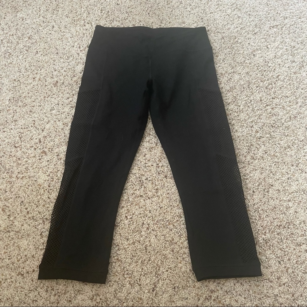 Fabletics Cropped Mesh Leggings